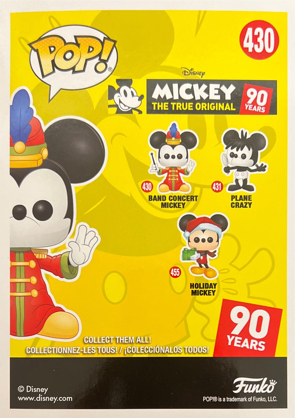 Band Concert Mickey  vinyl figure collectible [Barcode 889698321907] - Main Image 2