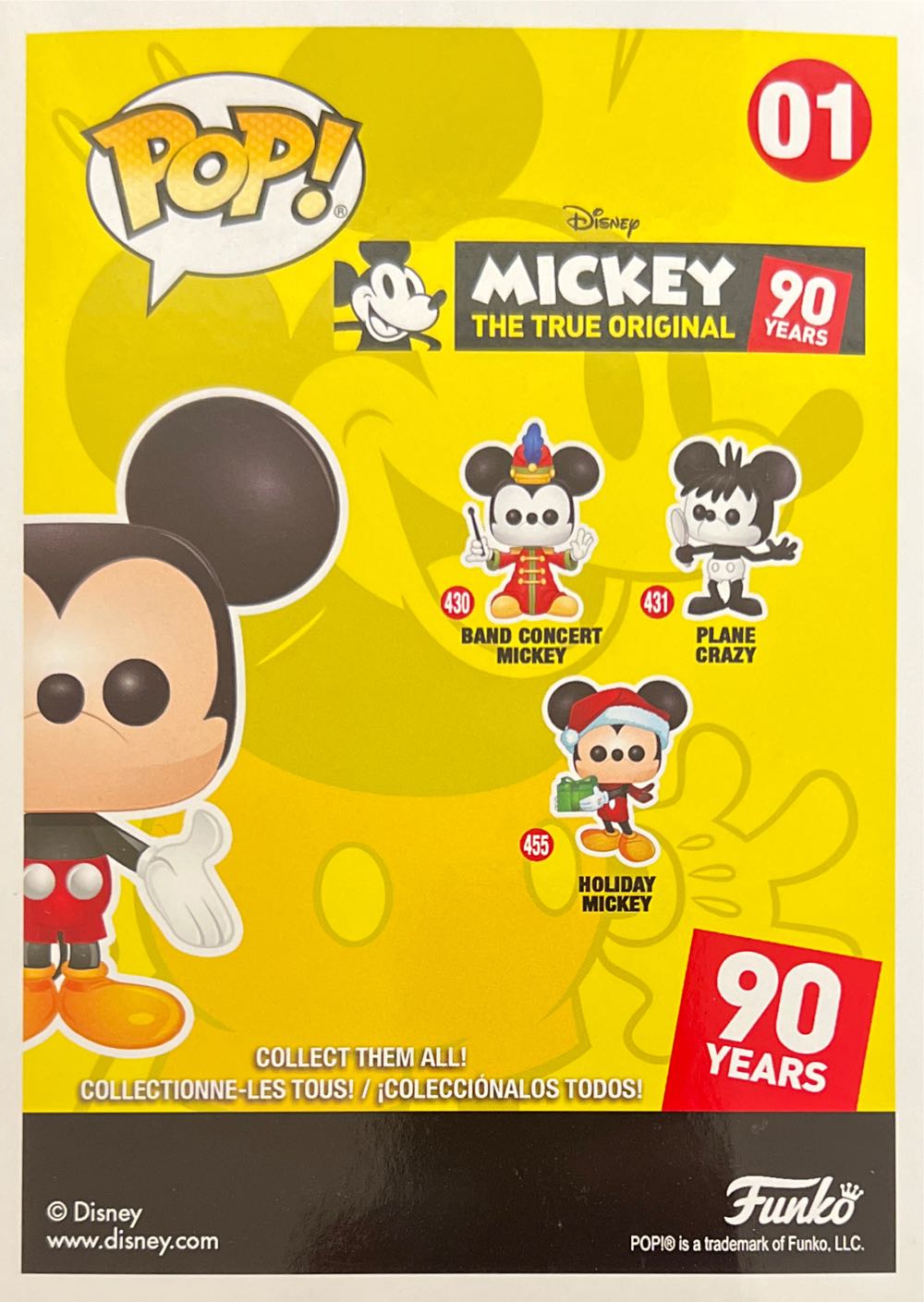 Mickey Mouse  vinyl figure collectible [Barcode 889698360906] - Main Image 2