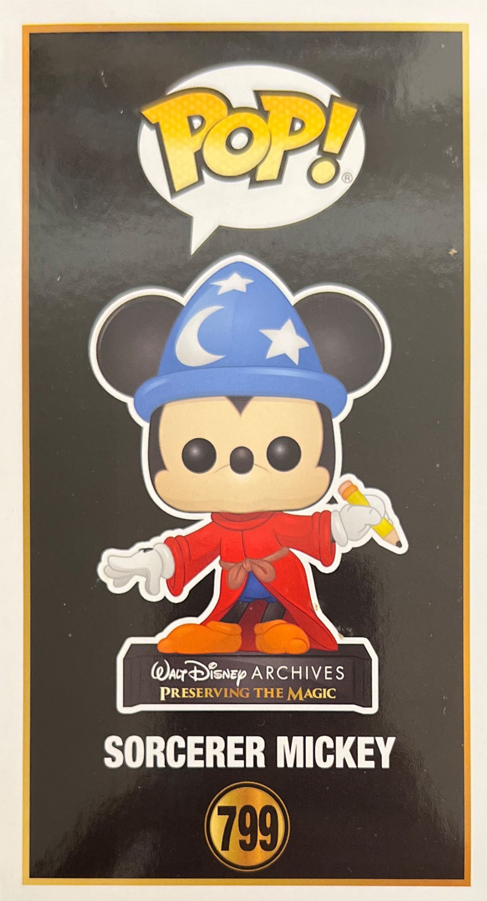Sorcerer Mickey  vinyl figure collectible [Barcode 889698498913] - Main Image 3