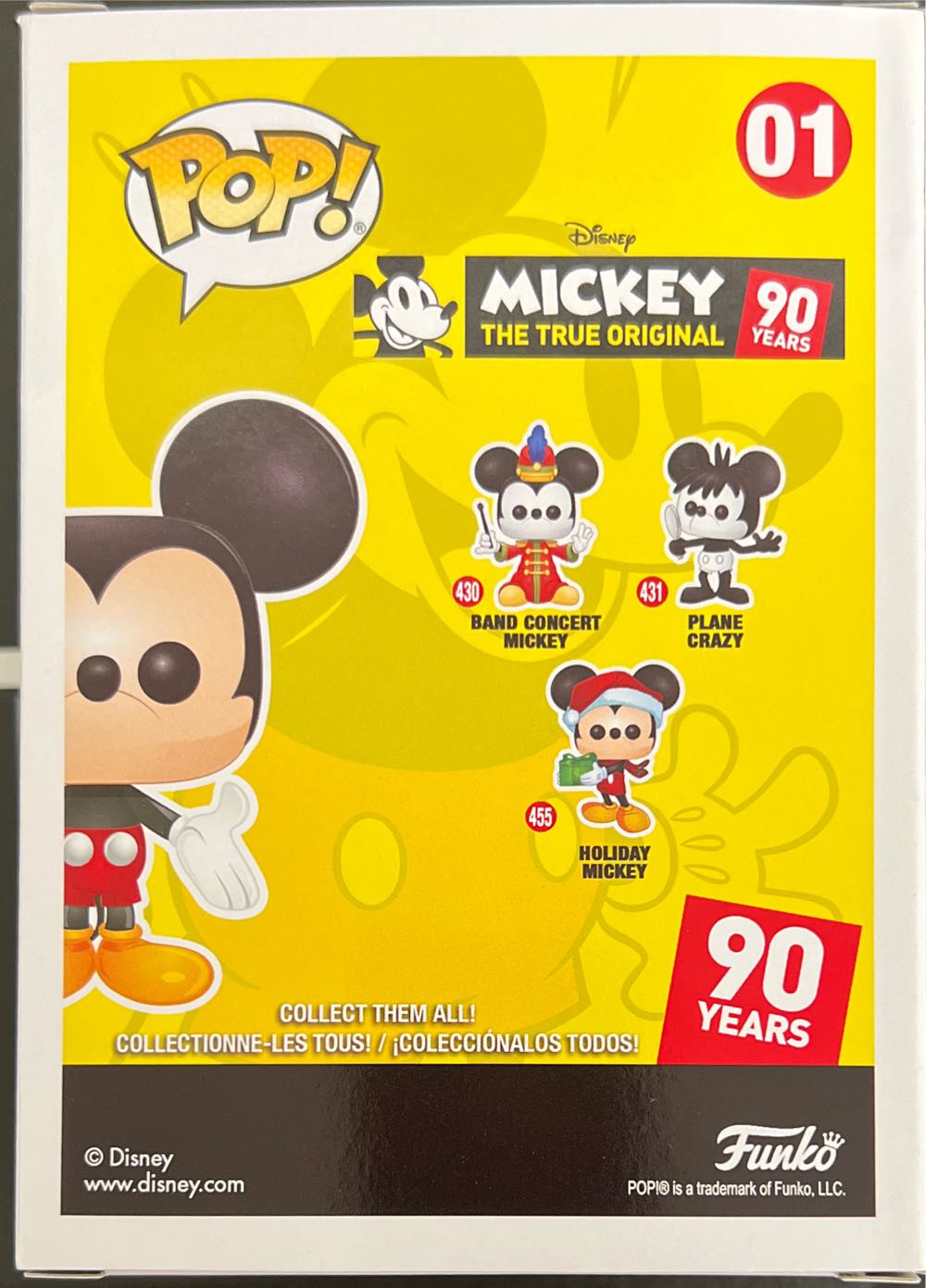 Mickey Mouse  vinyl figure collectible [Barcode 889698360913] - Main Image 2