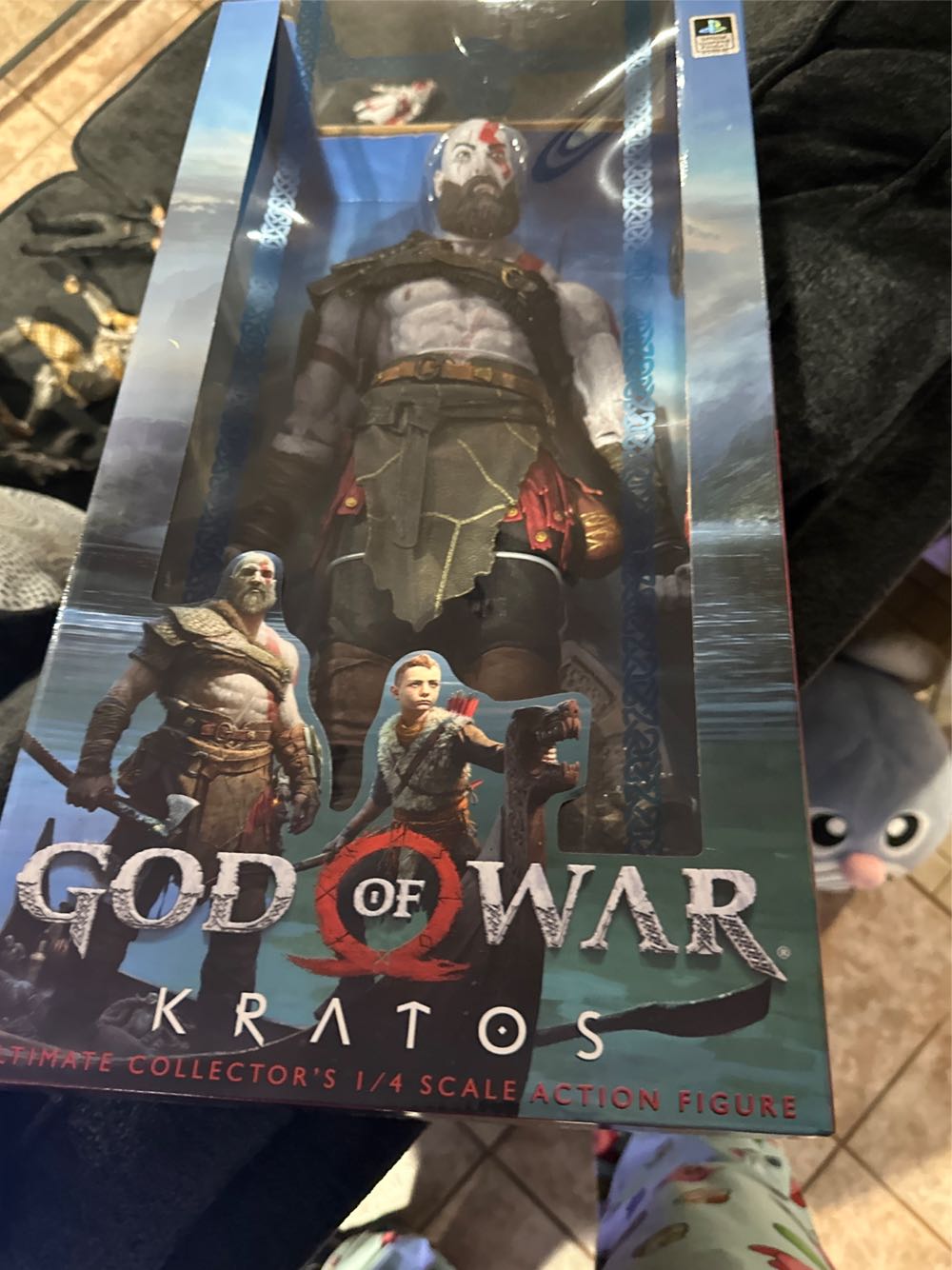 *sealed* Neca God Of War 1 4 Scale Action Kratos Olympus 17” 18”  vinyl figure collectible [Barcode 634482493250] - Main Image 2