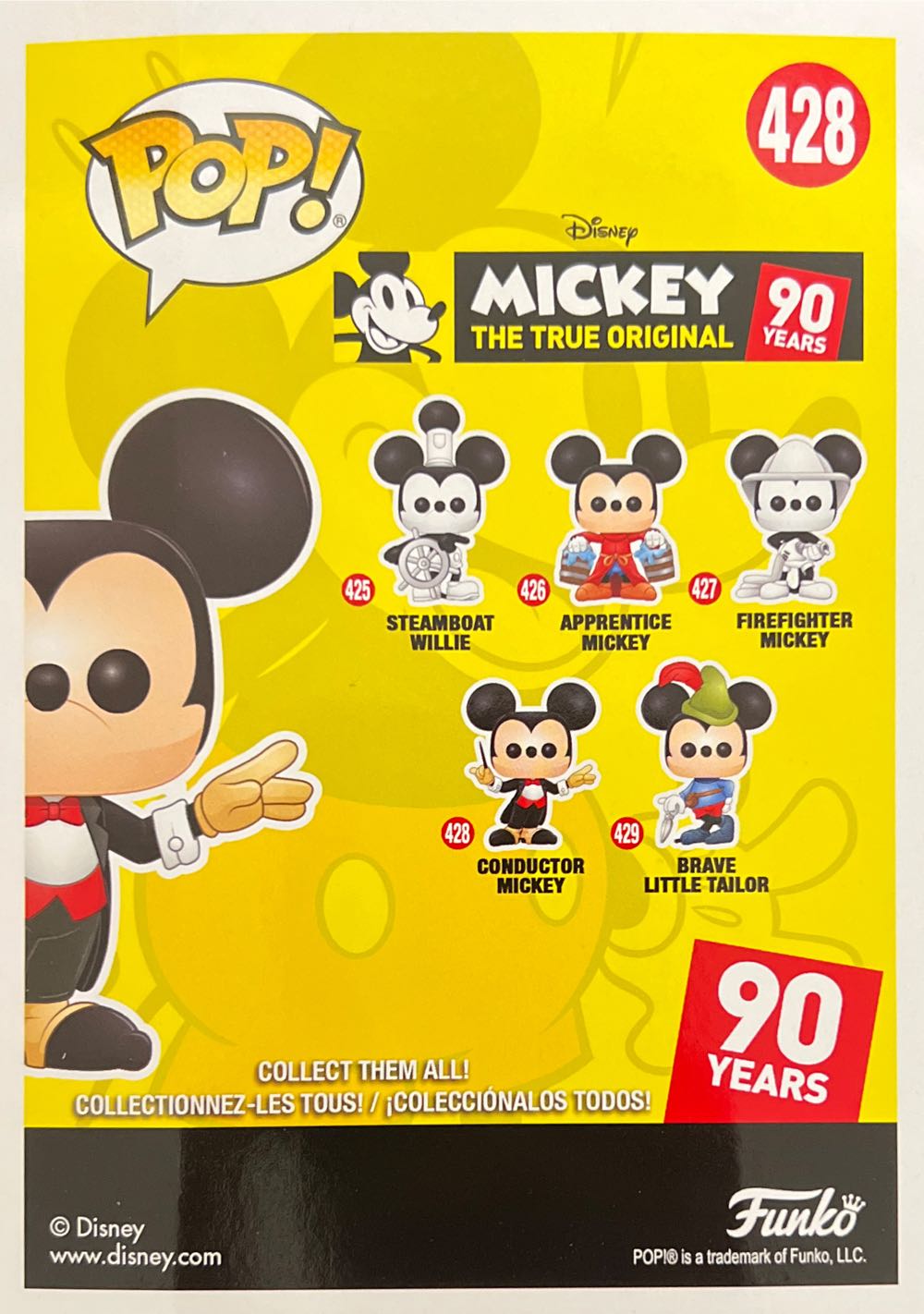 Conductor Mickey - Disney vinyl figure collectible [Barcode 889698321860] - Main Image 2
