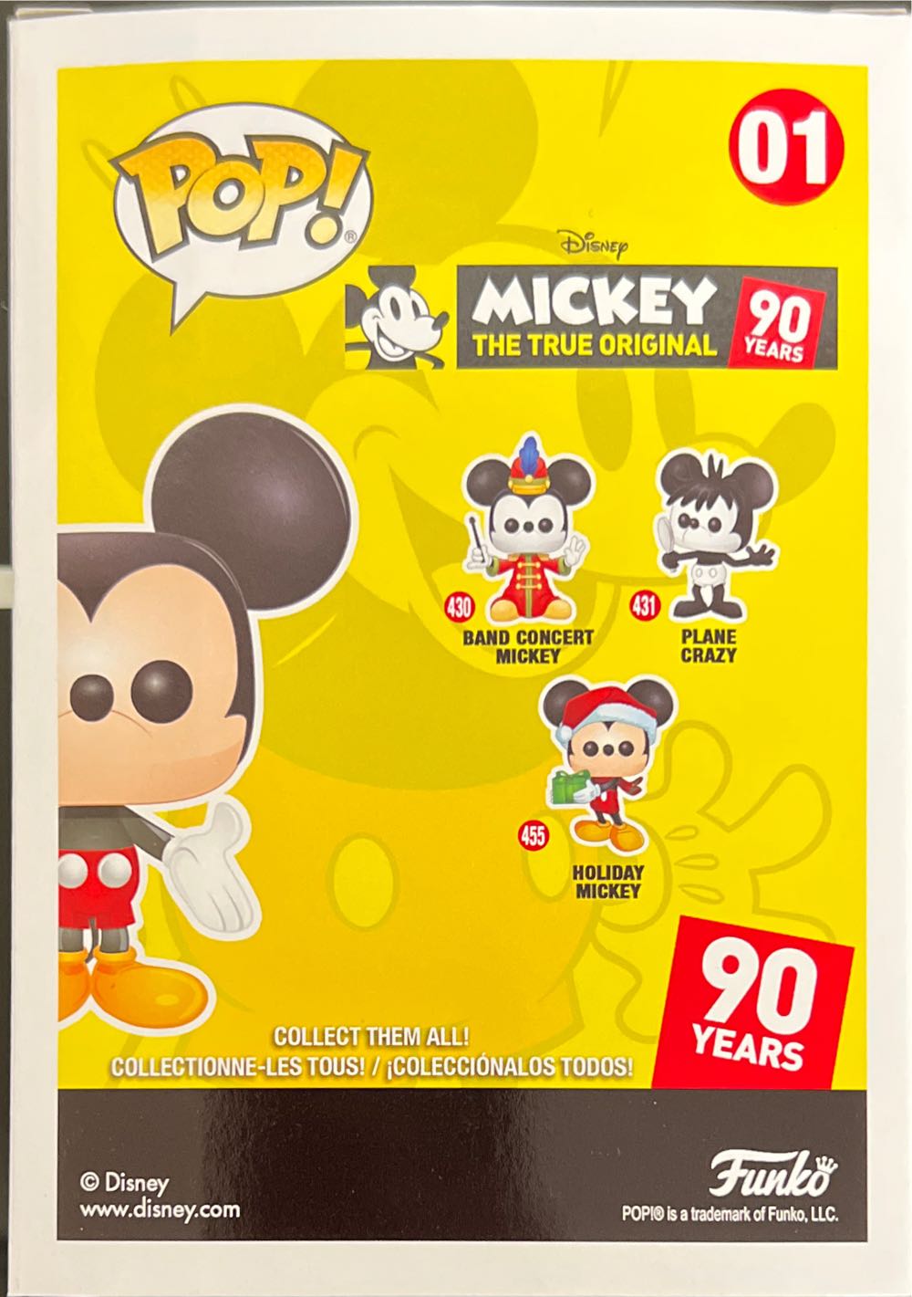 Mickey Mouse  vinyl figure collectible [Barcode 889698360890] - Main Image 2