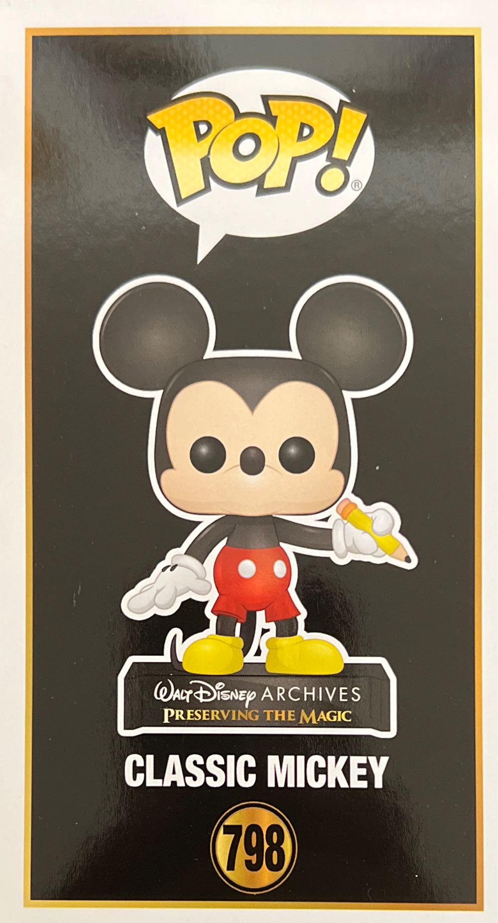 Classic Mickey  vinyl figure collectible [Barcode 889698498906] - Main Image 3