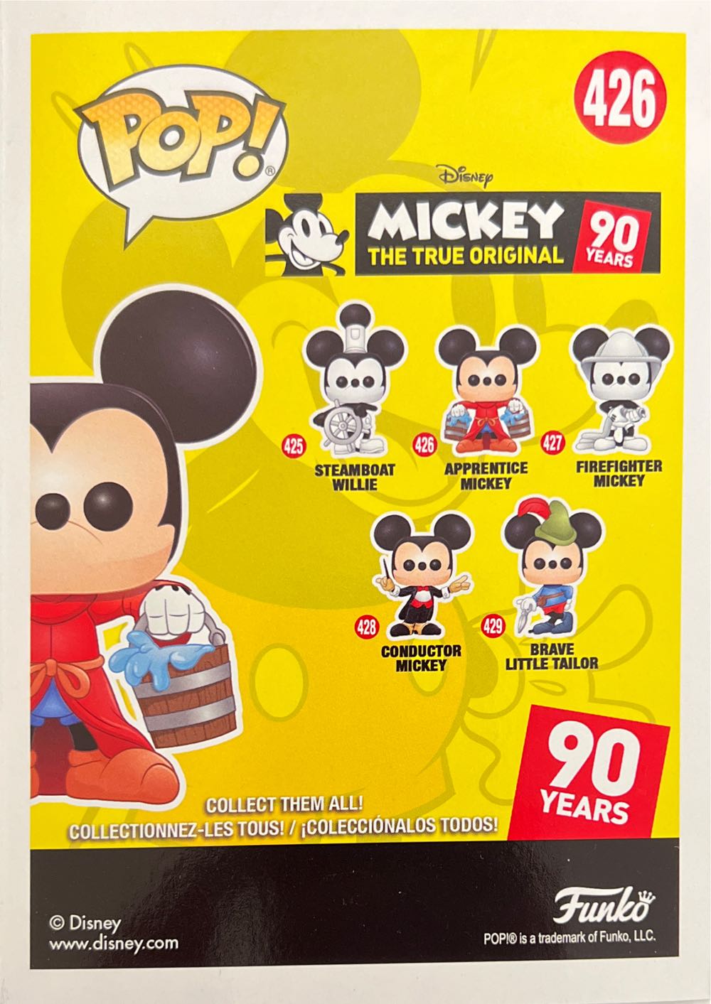 Apprentice Mickey - Disney vinyl figure collectible [Barcode 889698321846] - Main Image 2