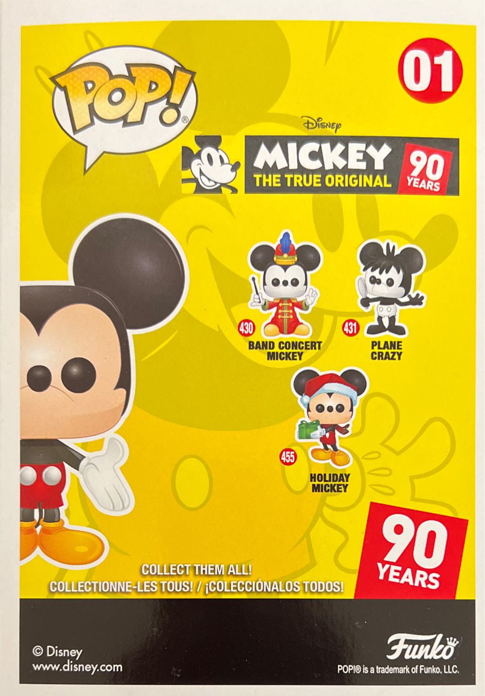 Mickey Mouse  vinyl figure collectible [Barcode 889698360920] - Main Image 2