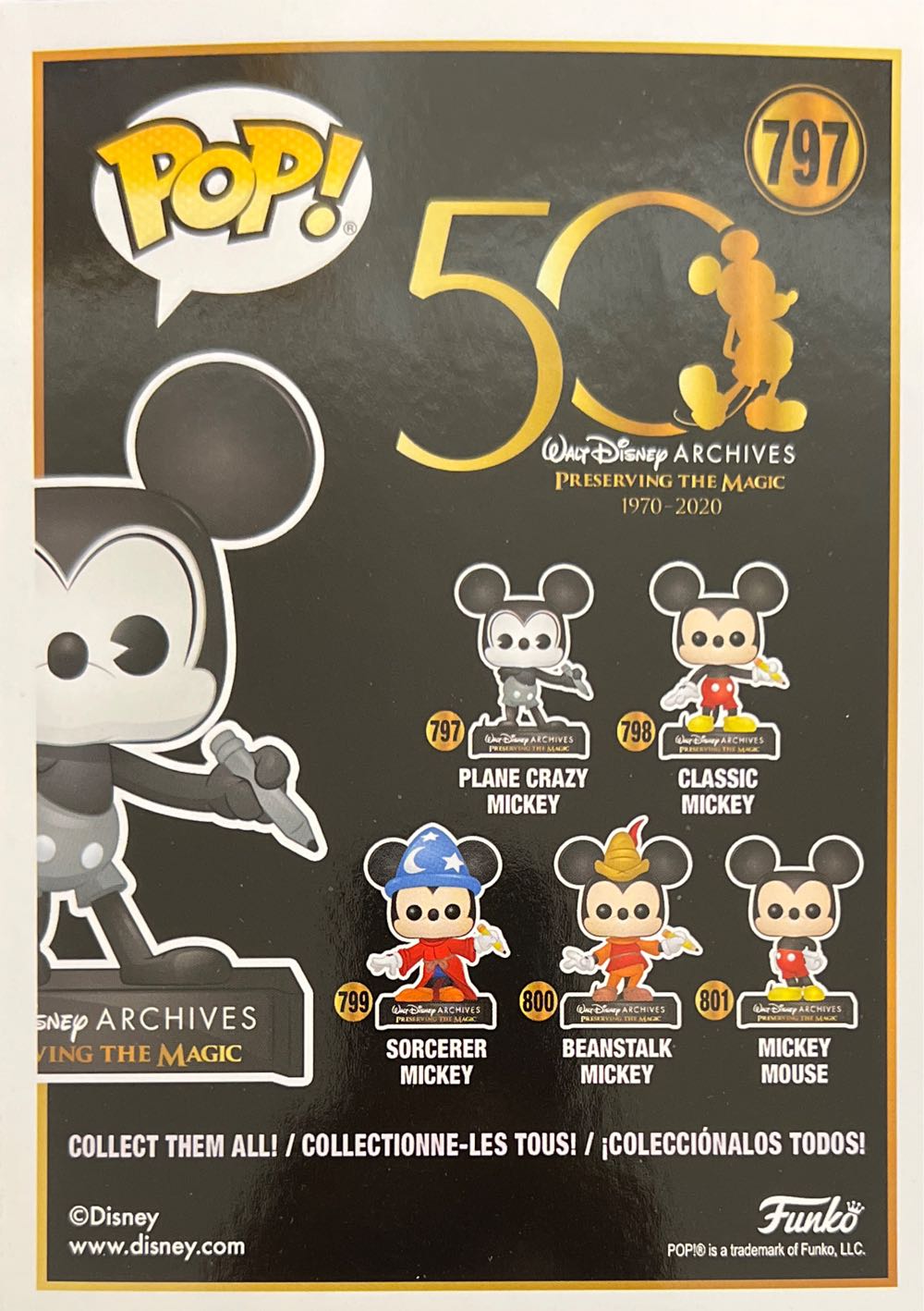 Plane Crazy Mickey  vinyl figure collectible [Barcode 889698498890] - Main Image 2
