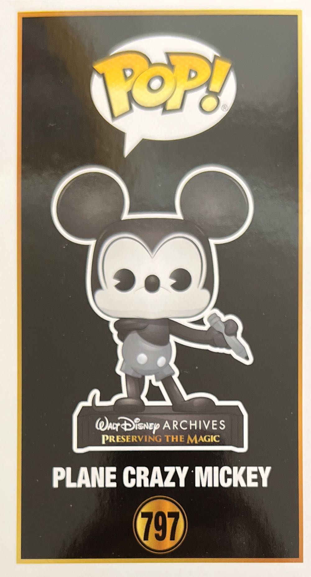 Plane Crazy Mickey  vinyl figure collectible [Barcode 889698498890] - Main Image 3