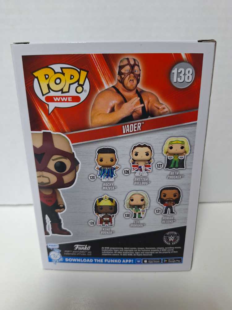 Vader - WWE vinyl figure collectible [Barcode 889698722834] - Main Image 2