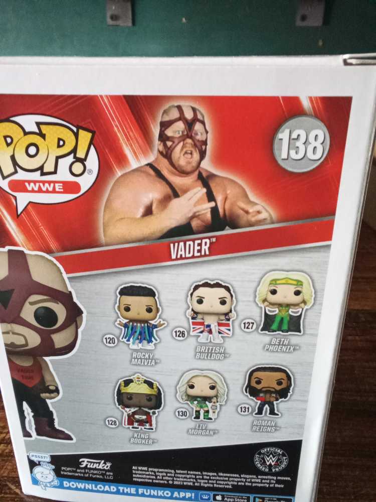 Vader - WWE vinyl figure collectible [Barcode 889698722834] - Main Image 3