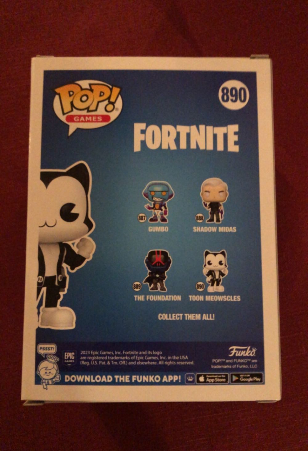 Toon Meowscles - Fortnite vinyl figure collectible [Barcode 889698664219] - Main Image 2