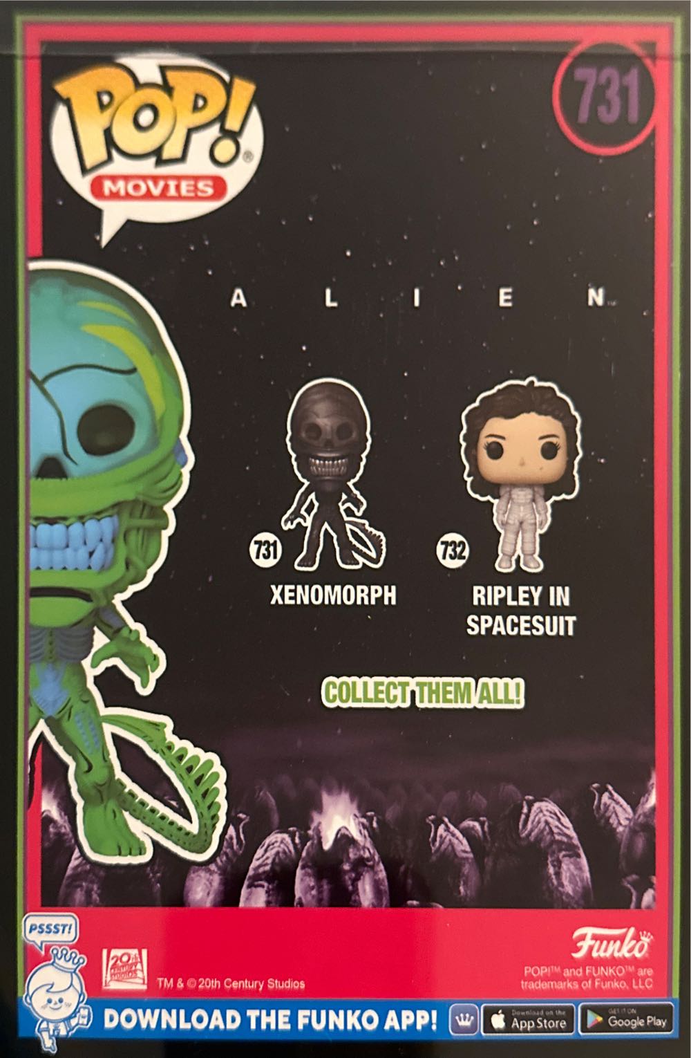 Alien (Xenomorph Blacklight) $22 - Funko vinyl figure collectible - Main Image 2