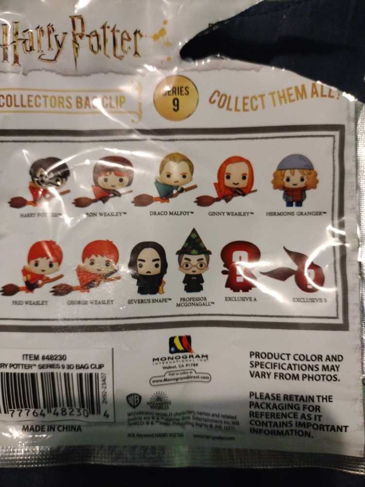 Harry Potter Bag Clip Series 9 Golden Snitch - Harry Potter vinyl figure collectible [Barcode 077764482304] - Main Image 3