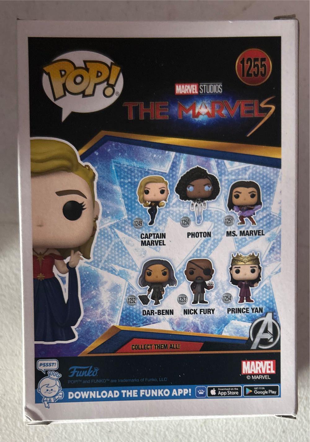 Princess Carol - Captain Marvel vinyl figure collectible [Barcode 889698682893] - Main Image 3