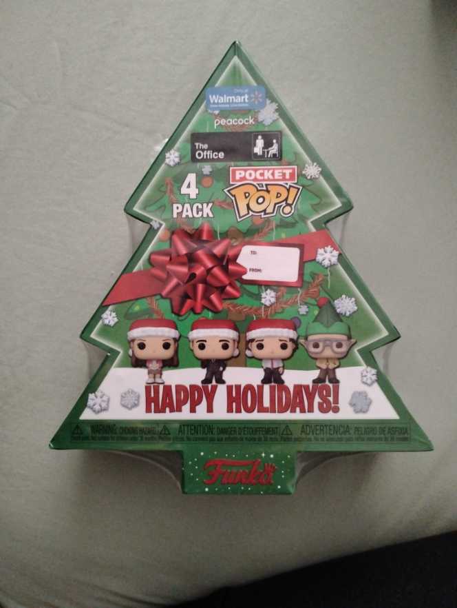 Funko Pocket Pop! The Office Tree Holiday Box 4Pk  vinyl figure collectible [Barcode 889698655460] - Main Image 2