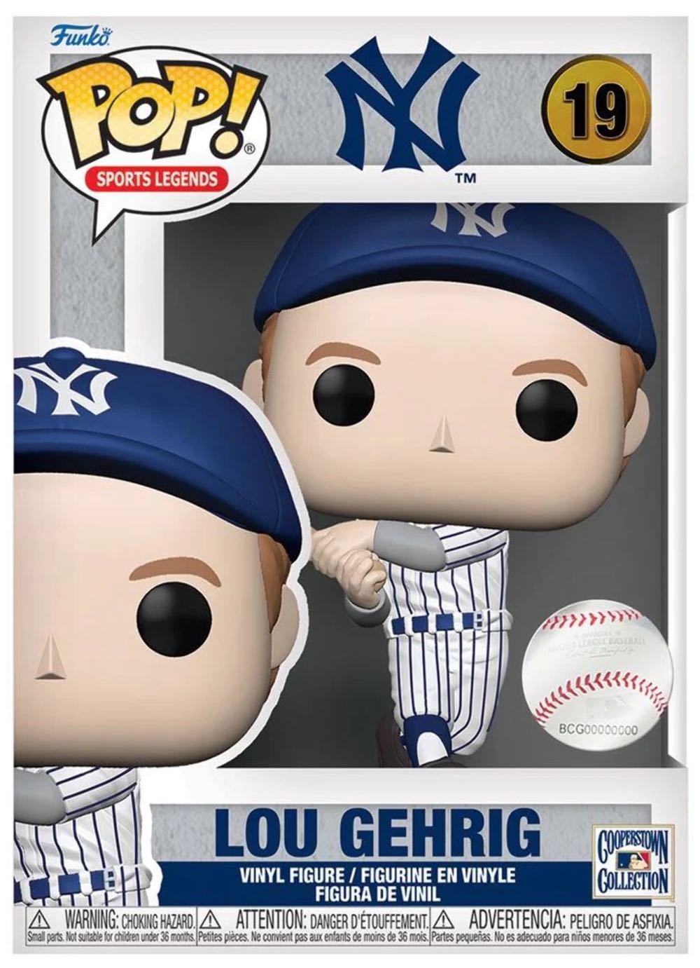 Lou Gehrig - MLB vinyl figure collectible [Barcode 889698722476] - Main Image 2