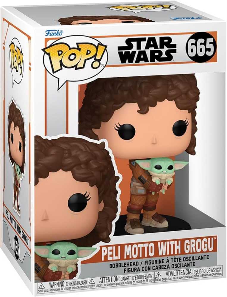Peli Motto with Grogu, #665 - Star Wars: The Mandalorian vinyl figure collectible [Barcode 889698765527] - Main Image 3