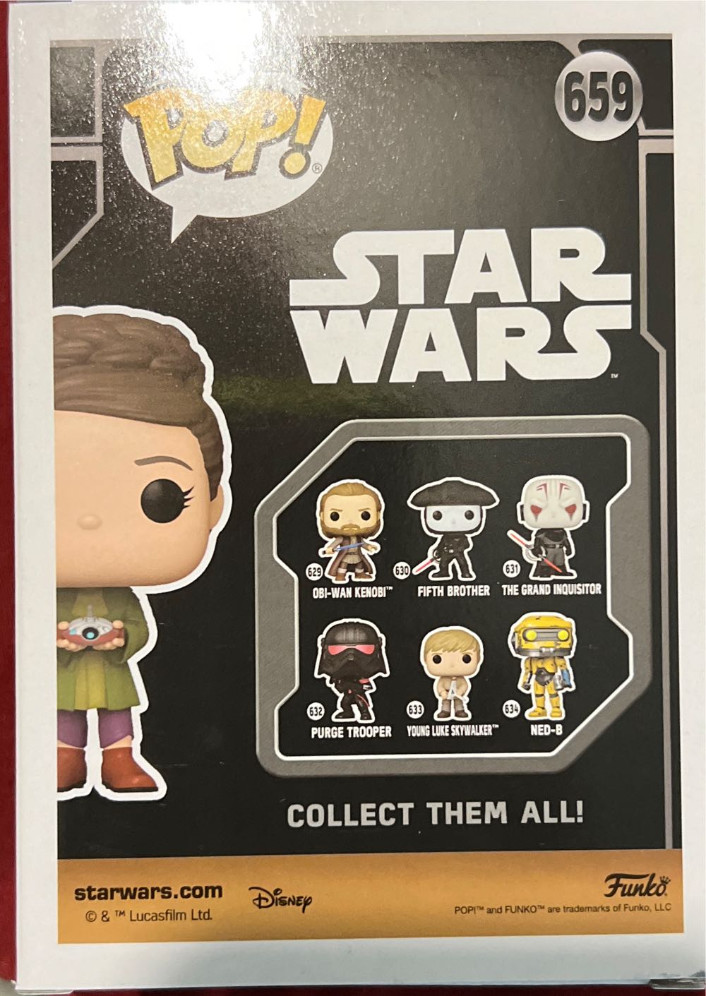 Young Leia with Lola - Star Wars vinyl figure collectible [Barcode 889698717410] - Main Image 3