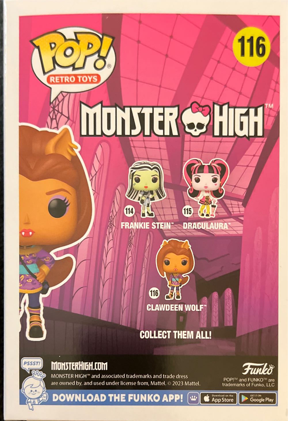 Clawdeen Wolf  vinyl figure collectible [Barcode 889698674287] - Main Image 2