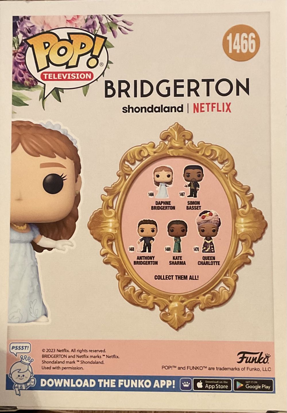 1466-Daphne Bridgerton  vinyl figure collectible [Barcode 889698613941] - Main Image 3