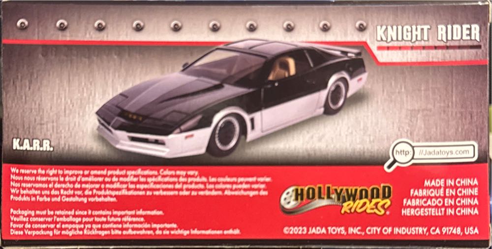 K.I.T.T-Jada Die-cast Knight Rider K.A.R.R.  vinyl figure collectible [Barcode 801310240786] - Main Image 2