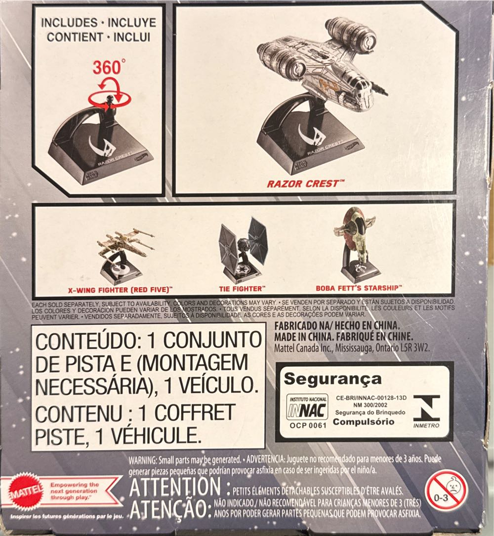 Hot Wheels Star Wars Starships Select Premium Replica Of Razor Crest Moveable Parts Premium Stand Gift For Adult Collectors  vinyl figure collectible [Barcode 194735074808] - Main Image 2