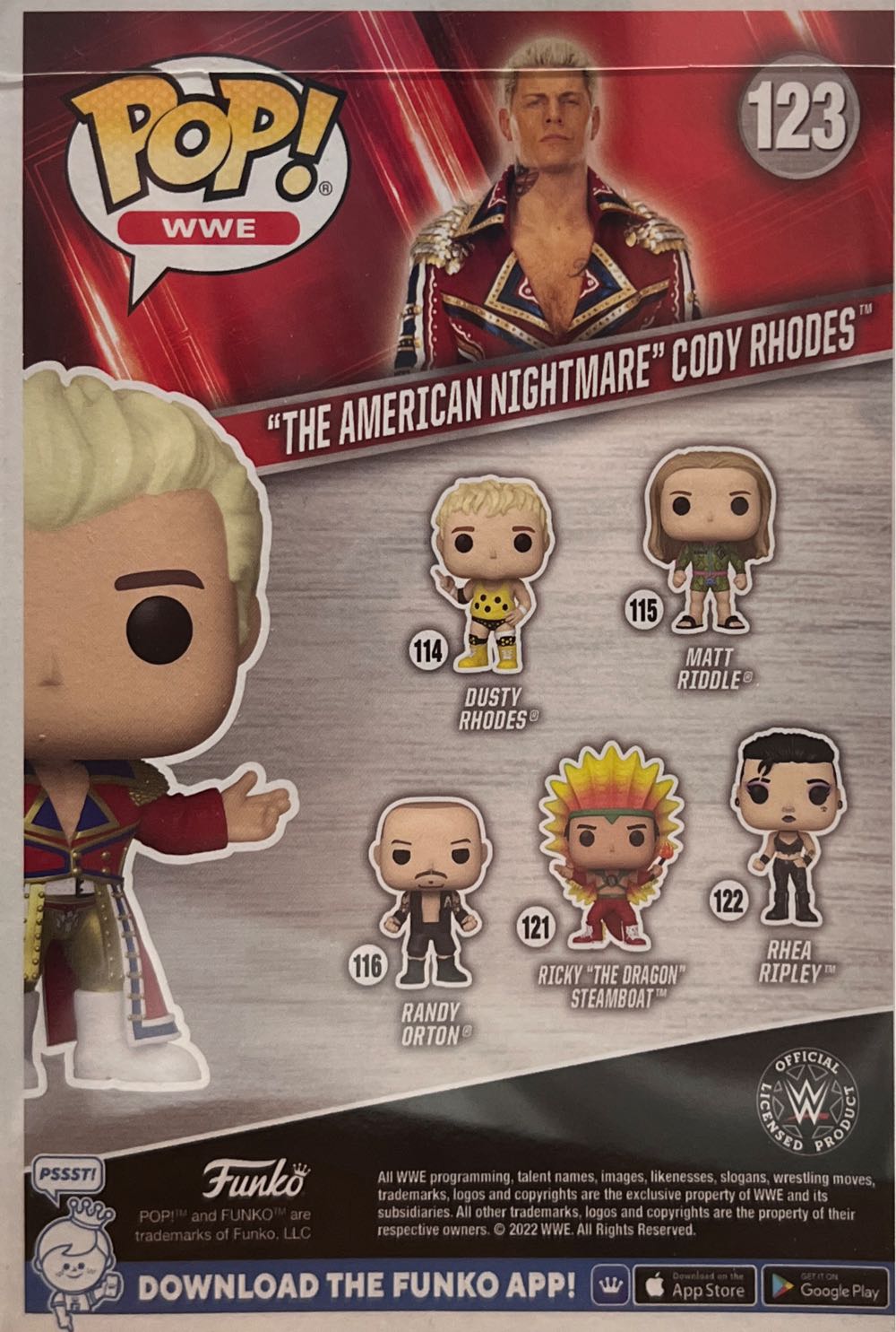 Cody Rhodes - WWE vinyl figure collectible - Main Image 2