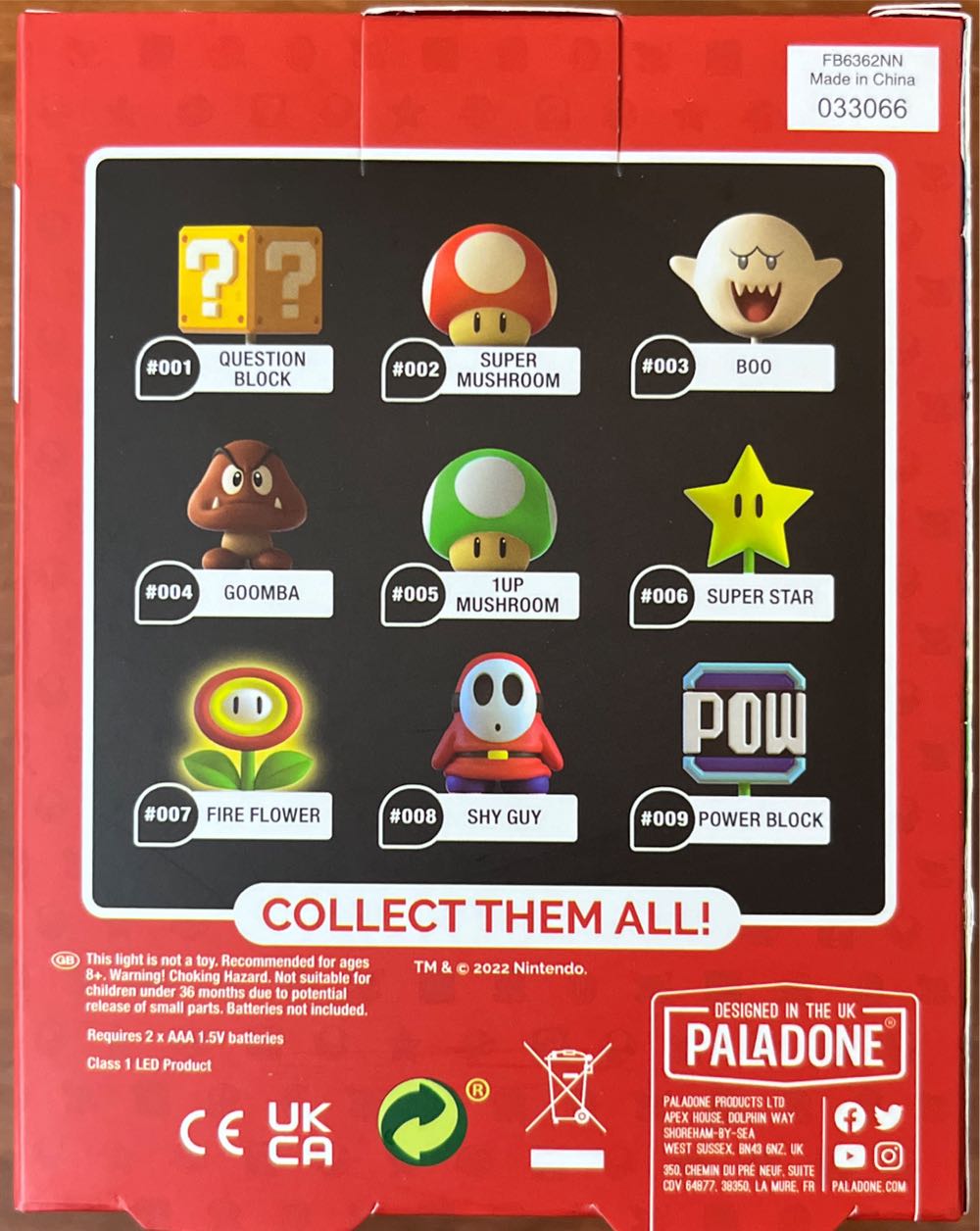 Fire Flower Light  vinyl figure collectible [Barcode 5055964738556] - Main Image 2