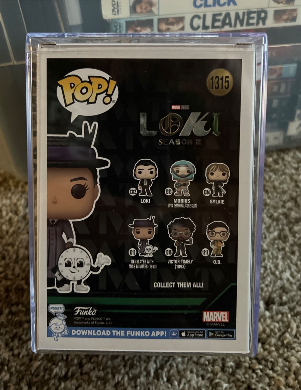 Renslayer (with Miss Minutes 1893) - Loki vinyl figure collectible [Barcode 889698721721] - Main Image 2