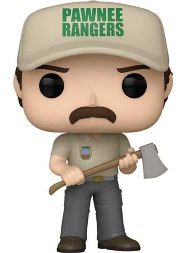 Ron Swanson Pawnee Rangers - Parks and Recreation vinyl figure collectible [Barcode 889698726580] - Main Image 2