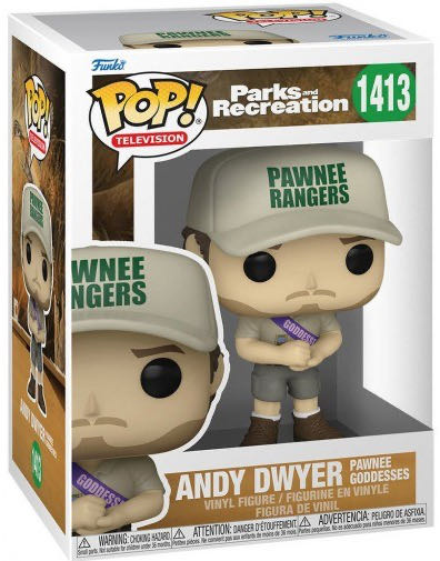 Parks & Recreation: Andy Dwyer With Pawnee Goddesses Sash - Parks and Recreation vinyl figure collectible [Barcode 889698726542] - Main Image 2