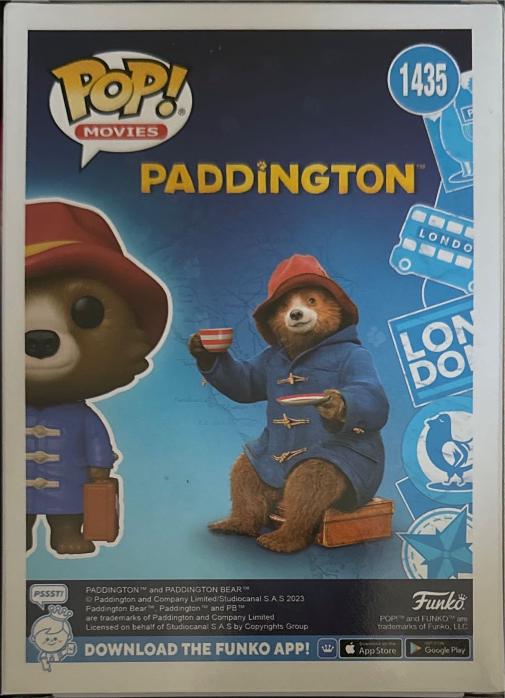 Paddington With Suitcase  vinyl figure collectible [Barcode 889698737074] - Main Image 3
