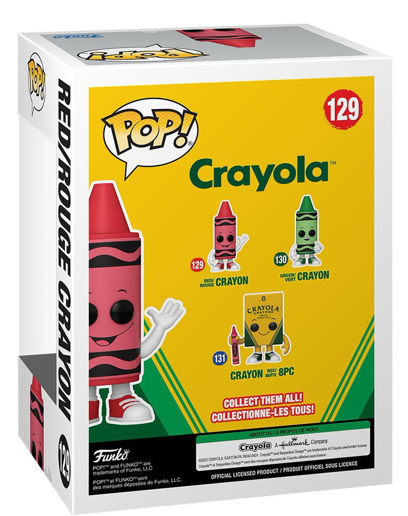 Crayola Red Crayon - Ad Icons vinyl figure collectible [Barcode 889698652537] - Main Image 2