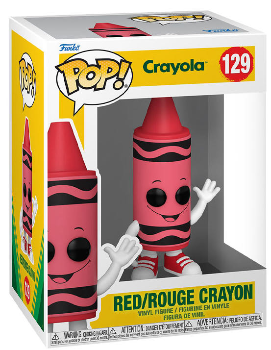 Crayola Red Crayon - Ad Icons vinyl figure collectible [Barcode 889698652537] - Main Image 3