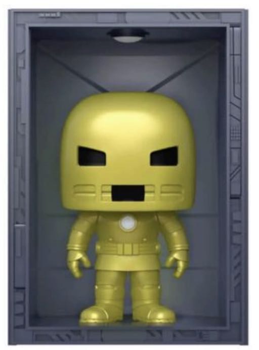 Iron Man (Hall Of Armor Model 1 Golden Armor) $22 - Marvel Universe vinyl figure collectible - Main Image 2