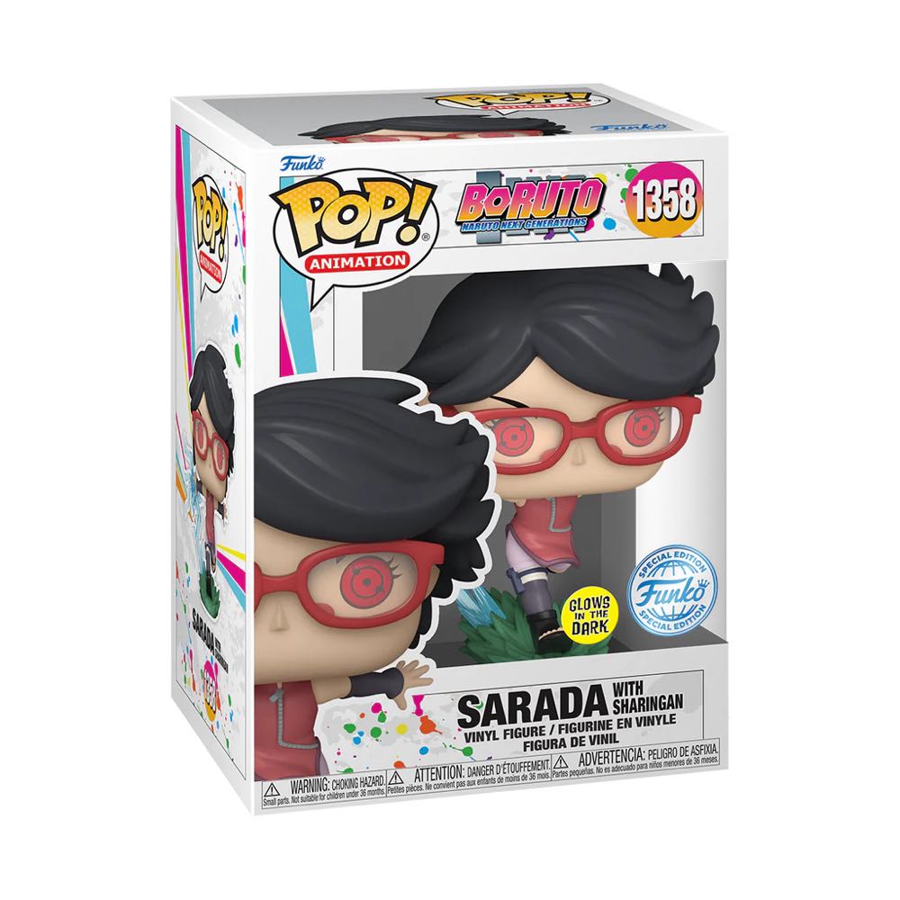 Sarada with Sharingan - Boruto vinyl figure collectible [Barcode 889698682084] - Main Image 2