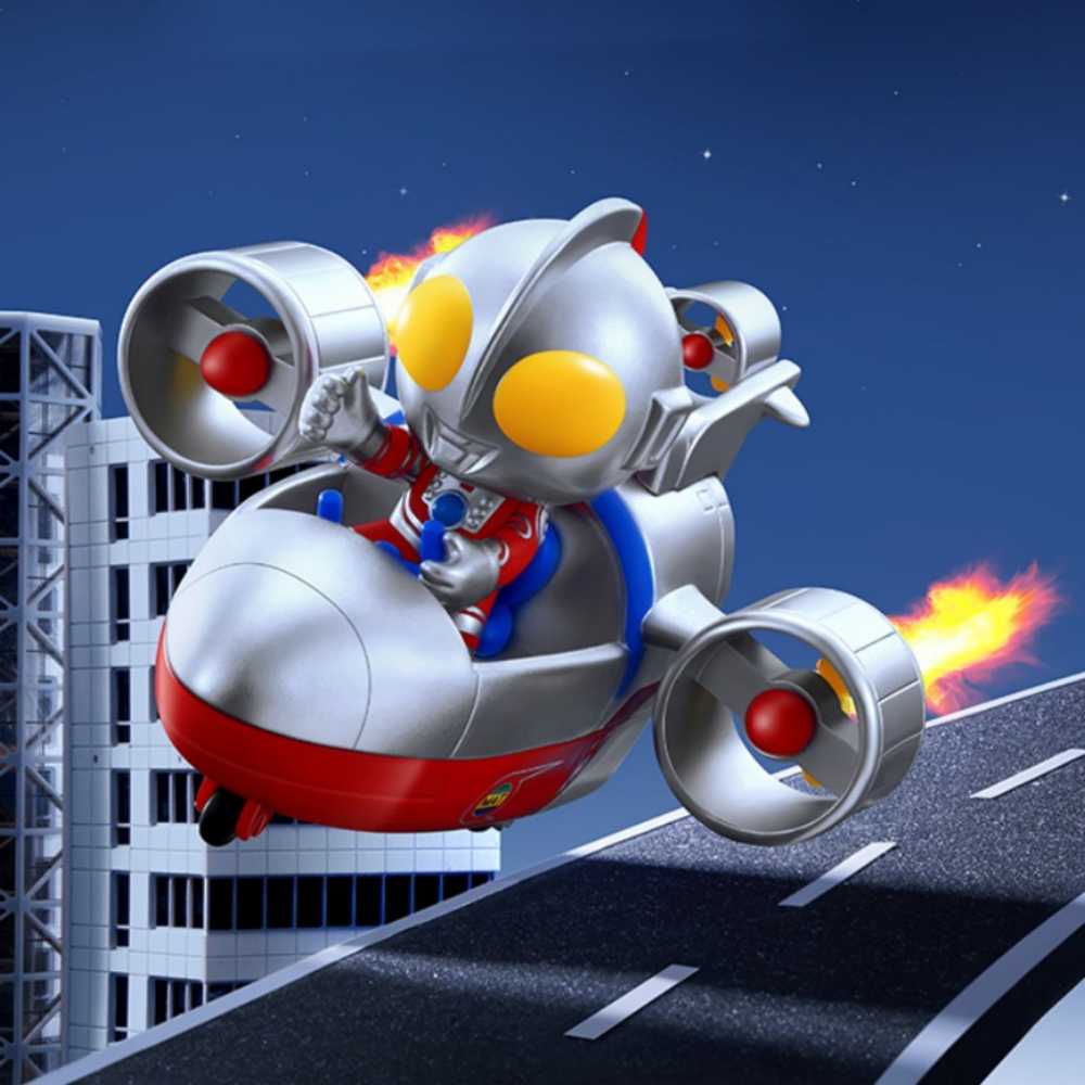 Classic Ultraman Cosmic Racing Blind Box  vinyl figure collectible [Barcode 6972407215711] - Main Image 2