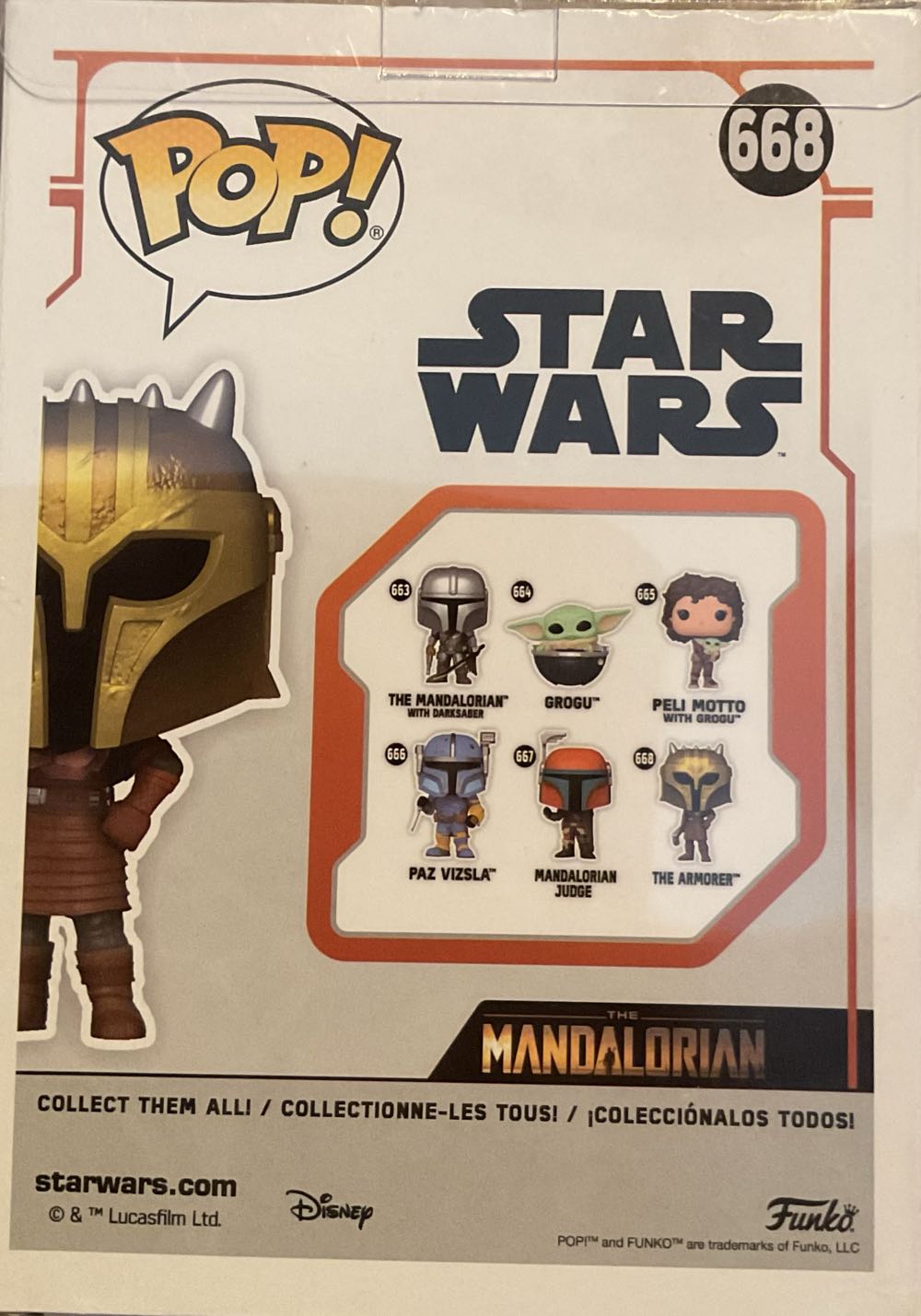 The Armorer - Star Wars: The Mandalorian vinyl figure collectible [Barcode 889698765541] - Main Image 3
