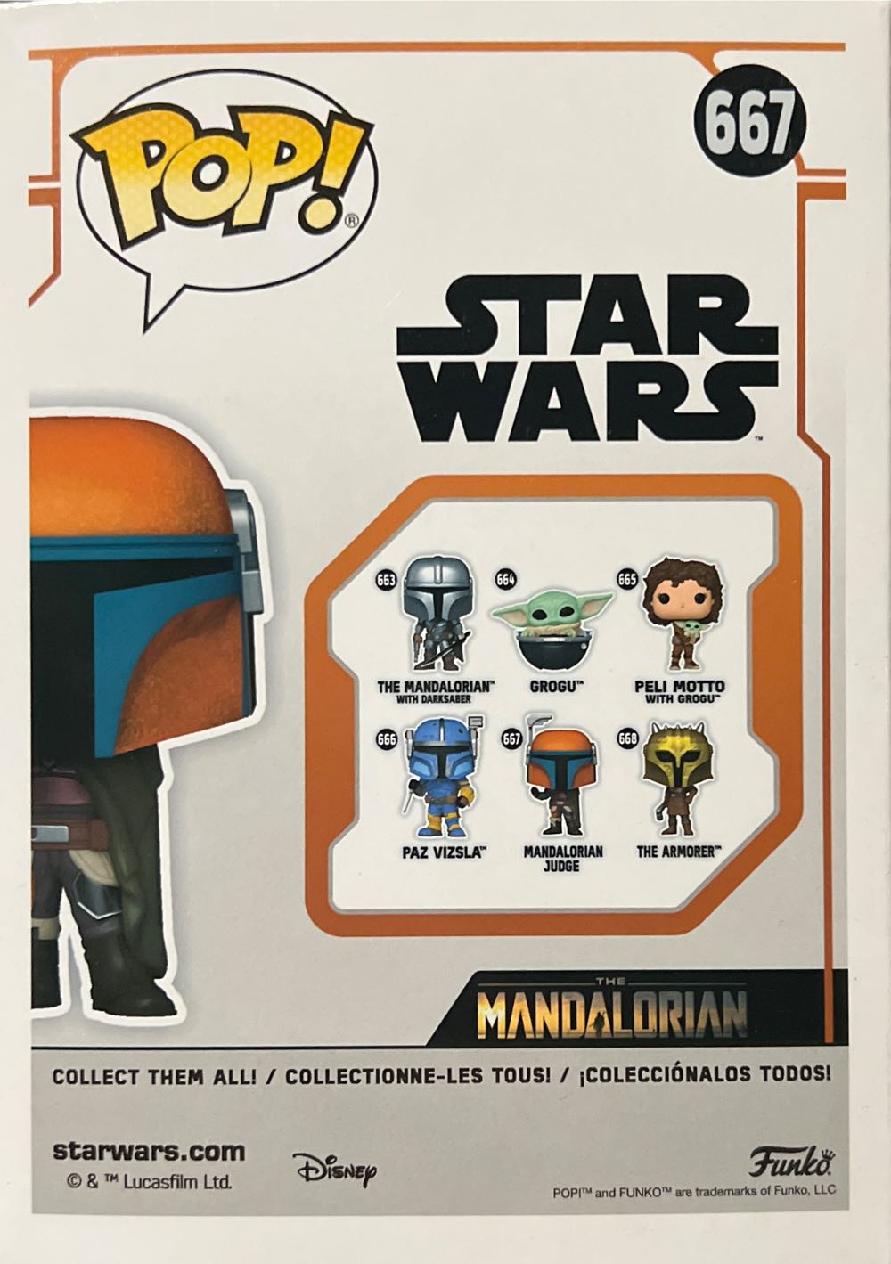 Mandalorian Judge - Star Wars: The Mandalorian vinyl figure collectible [Barcode 889698765558] - Main Image 2