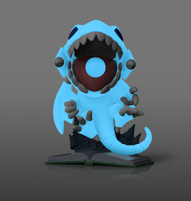 SUPER POP! Yu-Gi-Oh - Blue Eyes Toon Dragon  vinyl figure collectible - Main Image 2