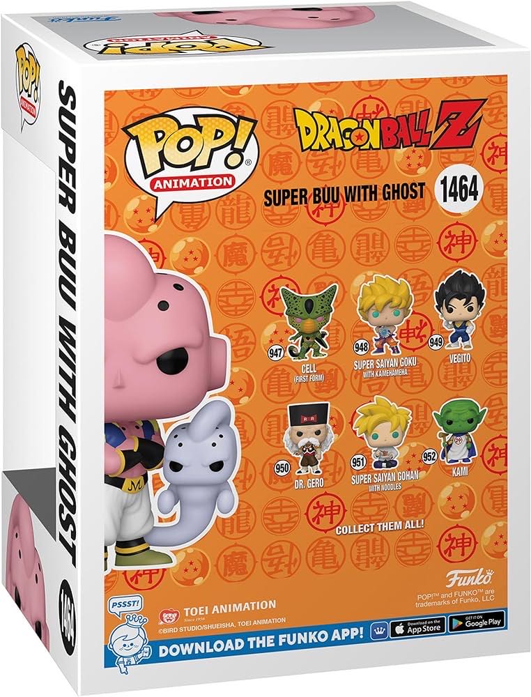 Dragon Ball: Super Buu w/ Ghost, #1464 - Dragon Ball Z vinyl figure collectible [Barcode 889698715560] - Main Image 2