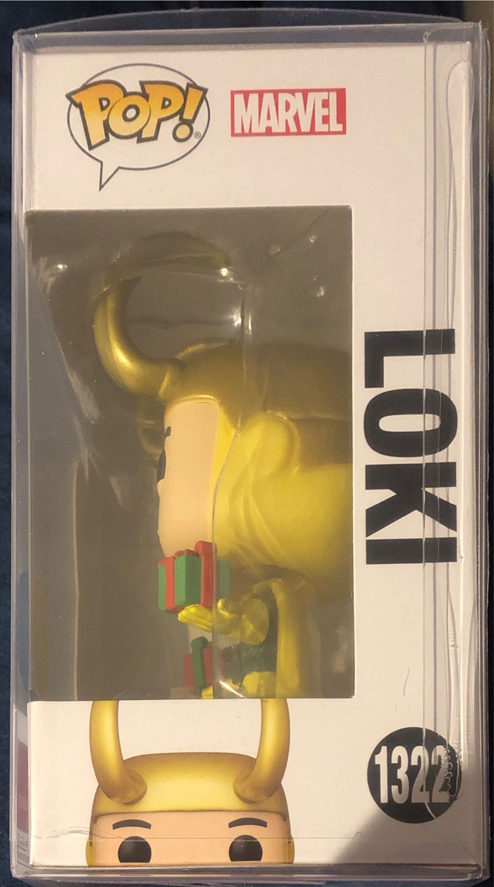 Funko Marvel Loki With Gifts Vinyl Bobble-head Pop! Exclusive - Marvel Universe vinyl figure collectible [Barcode 889698774482] - Main Image 3