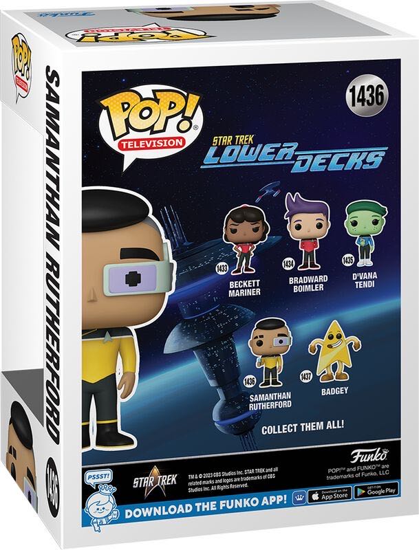 Star Trek Lower Decks Samanthan Rutherford - Star Trek vinyl figure collectible [Barcode 889698758451] - Main Image 3