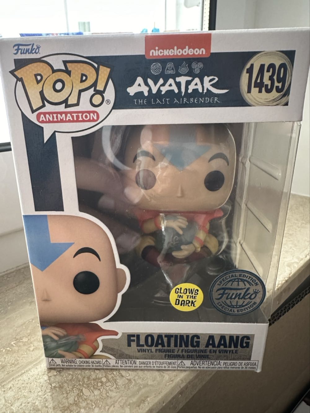 Avatar: Floating Aang, #1439 (GITD) - Avatar: The Last Airbender vinyl figure collectible [Barcode 889698744072] - Main Image 2