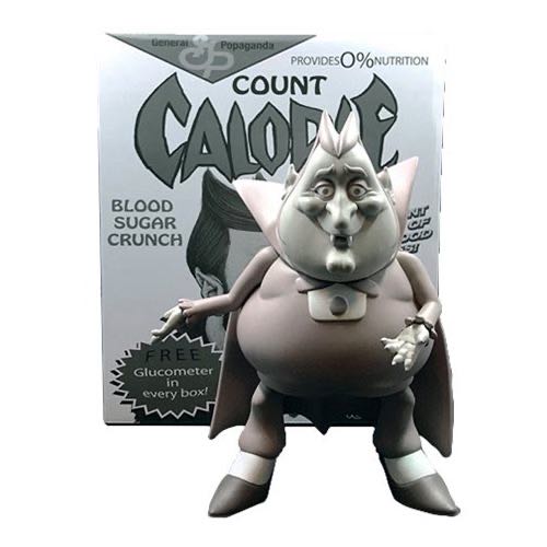Cereal Killers - Count Calorie (Monotone) - Ron English vinyl figure collectible [Barcode 400407450444] - Main Image 2