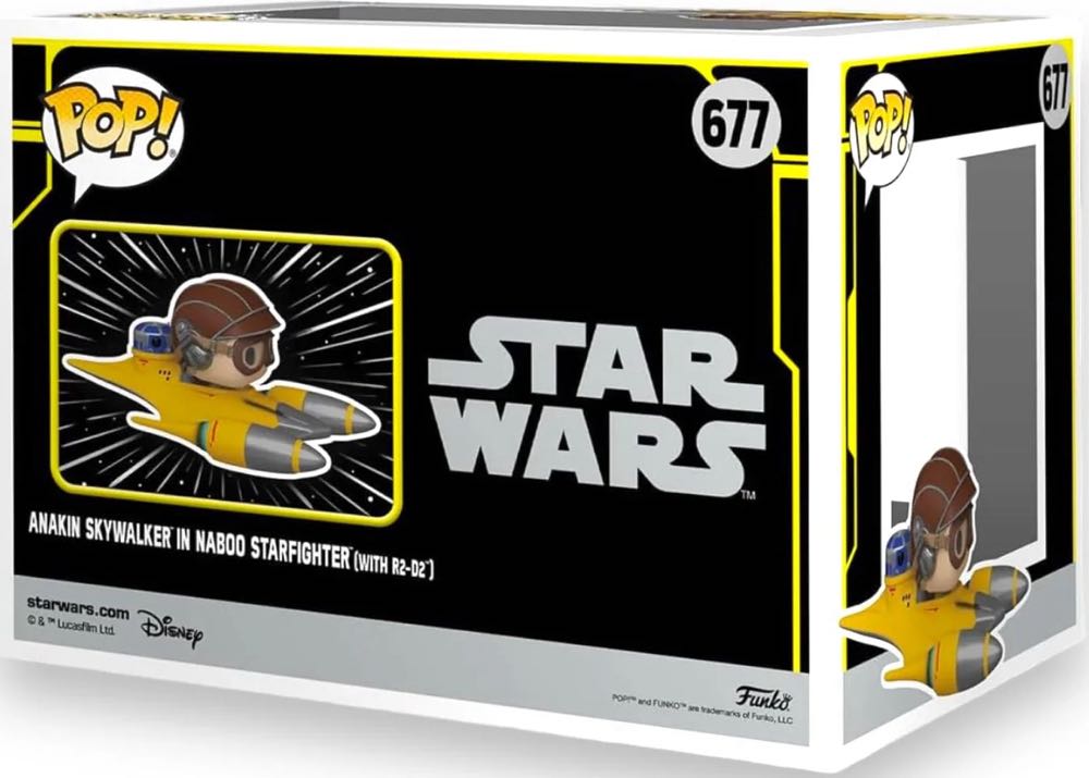 Anakin Skywalker In Naboo Starfighter (With R2-D2) - Star Wars vinyl figure collectible [Barcode 889698701327] - Main Image 2