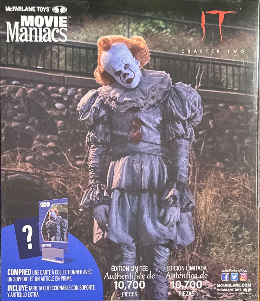 Pennywise  IT - It vinyl figure collectible [Barcode 787926140330] - Main Image 2