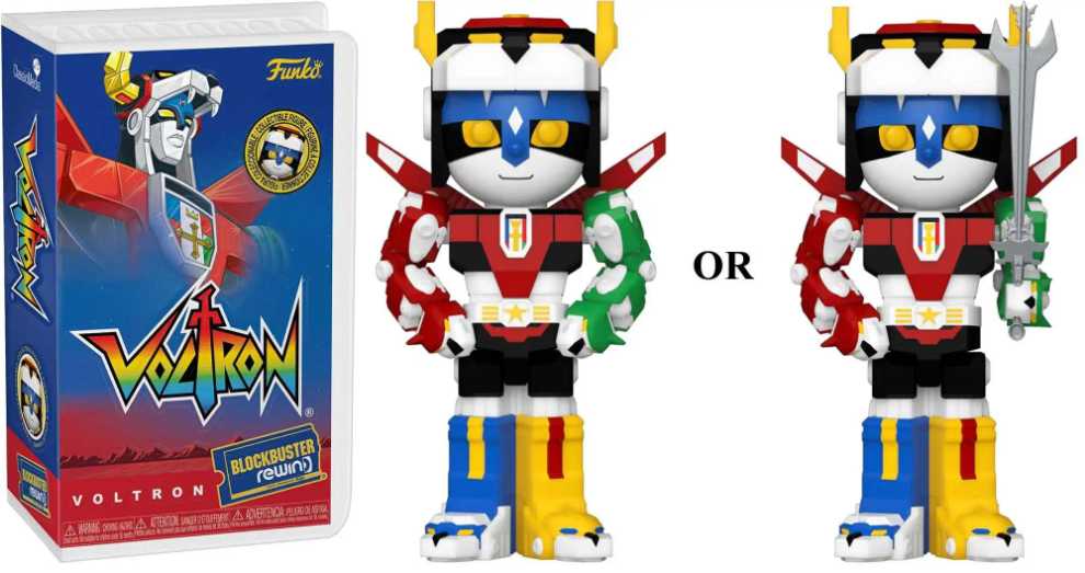 BlockBuster Rewind Vinyl Figure: Voltron - Voltron vinyl figure collectible - Main Image 4