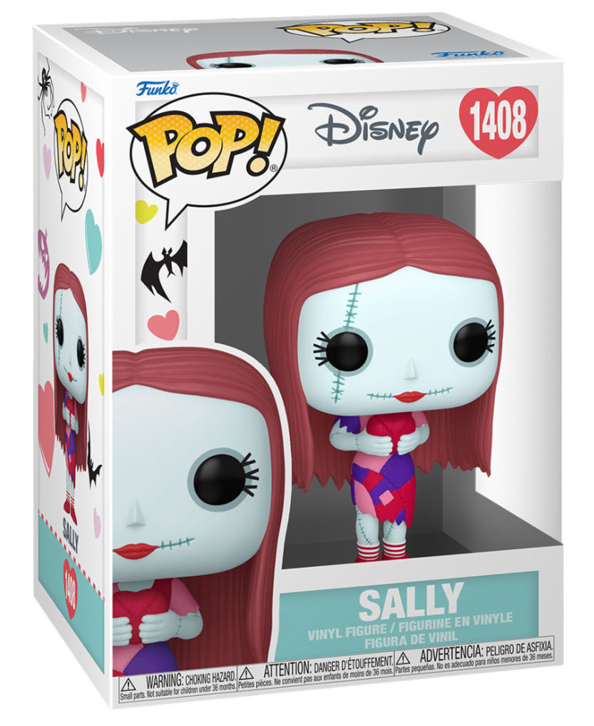 Sally-The Nightmare Before Christmas Valentines - The Nightmare Before Christmas vinyl figure collectible [Barcode 889698757706] - Main Image 2
