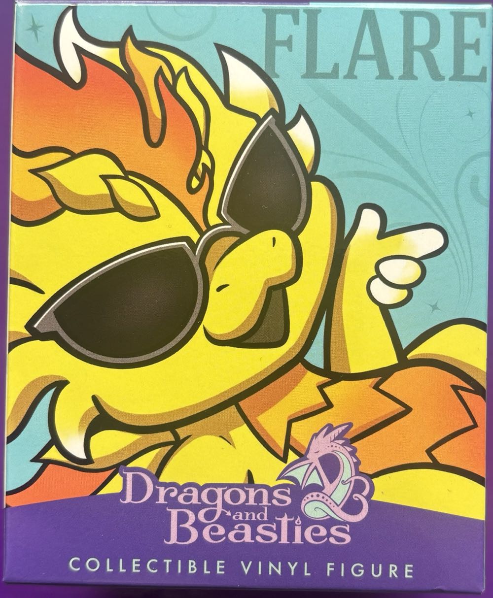 D&B Flare (Summer) Seasonal Dragon  vinyl figure collectible [Barcode 810002711923] - Main Image 2